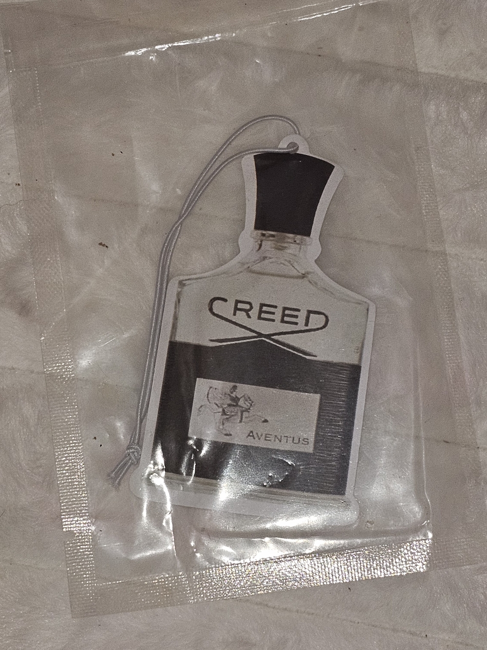 Creed Black and White Aventus Bottle Air Freshener